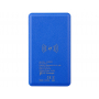 Беспроводной внешний аккумуляторPhase 3000 мAч, ярко-синий, вид снизу