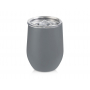 Термокружка Vacuum mug C1, soft touch, серая
