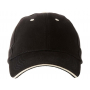 Бейсболка New Castle, черная