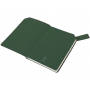 Блокнот А5 с магнитным клапаном в гибкой обложке Chaplin, зеленый