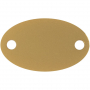 Шильдик металлический Alfa Oval, золотистый