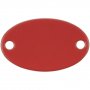 Шильдик металлический Alfa Oval, красный