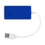 USB Hub на 4 порта Brick, синий, вид сверху