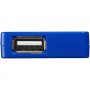 USB Hub на 4 порта Brick, синий, вид сбоку
