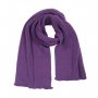 Шарф Forges вязаный, фиолетовый