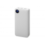 Внешний аккумулятор Mild Pro c быстрой зарядкой QC/PD, металлик soft-touch, 20 000 mAh, белый