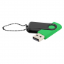 Флешка Designer To Go 2.0 USB, 16Gb, зеленая с черным