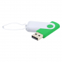 Флешка Designer To Go 2.0 USB, 16Gb, зеленая с белым