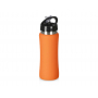 Бутылка для воды Bottle C1, soft touch, оранжевая