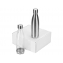 Подарочный набор с термосом и бутылкой Bottle set, серебристый
