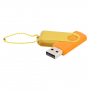 Флешка Designer To Go 2.0 USB, 16Gb, оранжевая с желтым