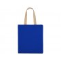 Сумка для шопинга Steady хлопковая с парусиновыми ручками, 260 г/м2, синяя
