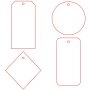 Этикетка бумажная на заказ Paper, S