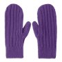 Варежки вязаные НАСВЯЗИ©, фиолетовые