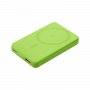Внешний аккумулятор Largo PD 5000mAh с функцией беспроводной зарядки 15W, салатовый