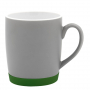 Кружка Make Me To Go, серая с темно-зеленым