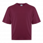 Футболка унисекс оверсайз STAN 260, бордовая