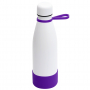 Термобутылка герметичная вакуумная Olivia To Go, белая с фиолетовым