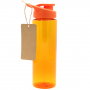 Пластиковая бутылка Ronny To Go с биркой, оранжевая
