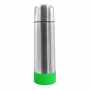 Термос Picnic Silver To Go, серебристый с зеленым