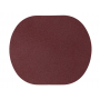 Патч Овал, nubuk, коричневый