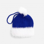 Подвеска на елку Вьюжка, шапочка, синяя
