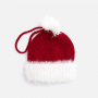 Подвеска на елку Вьюжка, шапочка, красная