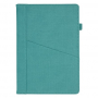 Ежедневник недатированный Smart Geneva Ostende А5, бирюзовый