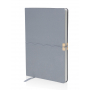 Ежедневник А5 в гибкой обложке Jim, серый