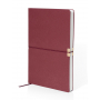 Ежедневник А5 в гибкой обложке Jim, бордовый