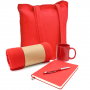 Подарочный набор Тепло и вдохновение, красный