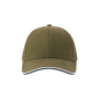 Бейсболка PILOT PIPING SANDWICH-S, оливковая