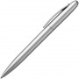 Ручка шариковая Moor Silver, серебристая, вид сбоку