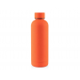 Вакуумная термобутылка ODIN, soft-touch, оранжевая