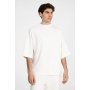 Футболка оверсайз унисекс T9, молочно-белая