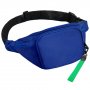 Поясная сумка SPLIT TO GO, синяя с зеленым