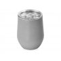 Вакуумная термокружка Sense в крафтовой упаковке, серая