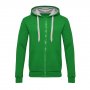 Толстовка-кенгуру с капюшоном на молнии New Gen 320, унисекс, зеленая