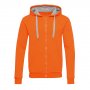 Толстовка-кенгуру с капюшоном на молнии New Gen 320, унисекс, оранжевая