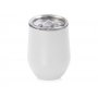 Вакуумная термокружка Sense в крафтовой упаковке, белая