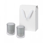 Подарочный набор 2 cтеклянных стакана Marlo в коробке-пакете, белый
