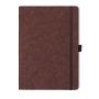 Блокнот в твердой обложке Stu, А4, темно-коричневый