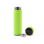 Термос MARK LED, soft touch, светло-зеленый