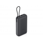 Внешний аккумулятор с встроенным кабелем Xiaomi Power Bank (Integrated Cable), 20000 мАч, темно-серый