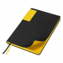 Ежедневник Flexy Star Sivilia Grey Edition Color А5, недатированный, чёрный с жёлтым