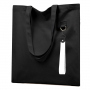 Сумка для покупок LUMISSA с ремувкой, чёрная с белым