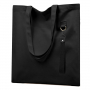 Сумка для покупок LUMISSA с ремувкой, чёрная с черным