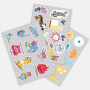 Наклейки из ПВХ Sticker Pack на заказ, размер S