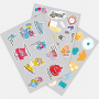 Наклейки из ПВХ Sticker Pack на заказ, L
