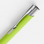 Ручка шариковая Keskus Soft Touch, зеленое яблоко